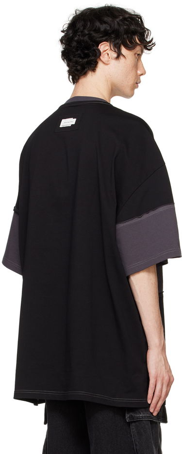 T-paita Feng Chen Wang Feng Chen Wang Patchwork T-Shirt Musta | FMF18TS01, 2