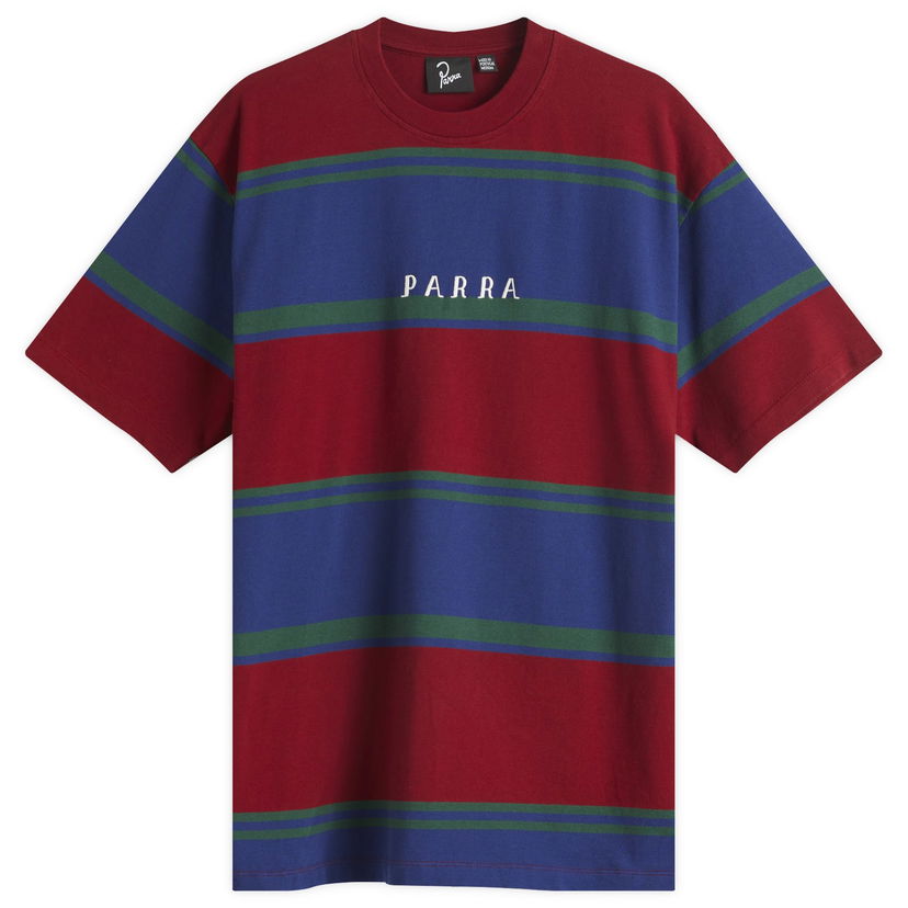 T-paita By Parra Parra Guess This Striped T-Shirt Punainen | 53320-Red