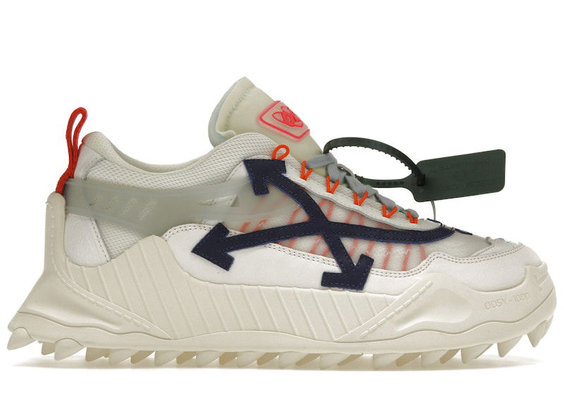 Tennarit ja kengät Off-White Odsy-1000 Cream White Blue Valkoinen | OMIA139S22FAB0010445