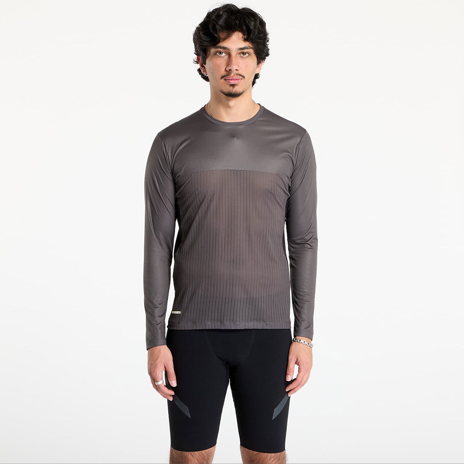 T-paita Soar Running SOAR Long Sleeve Hot Weather T-Shirt Harmaa | SS25-SLS5M-BLK, 0