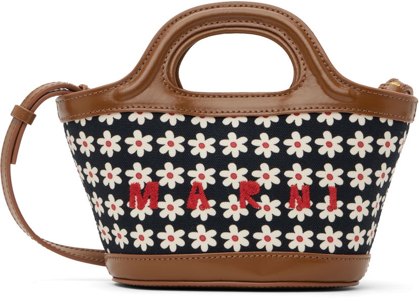 Kangaskassi Marni Small Bucket Tote Bag Ruskea | BMMP0096U6 P7944