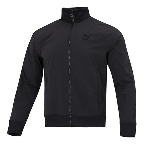Tuulitakki Puma T7 Crinkled Track Jacket Musta | 535557-01