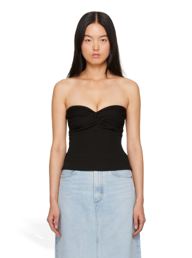 Tankkitoppi AGOLDE Tonia Tube Top Musta | A7258-3042
