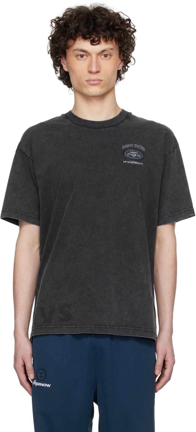 T-paita AAPE by A Bathing Ape AAPE by A Bathing Ape Fancy Main T-Shirt Musta | AAPTEM1671XXNBKL
