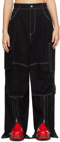 We11done Topstitching Cargo Pants
