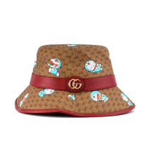 Cherry Monogram Doraemon Print Bucket Hat
