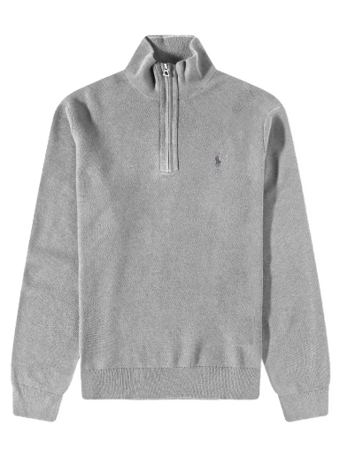 Villapaita Polo by Ralph Lauren Quarter-Zip Andover Harmaa | 710914236009