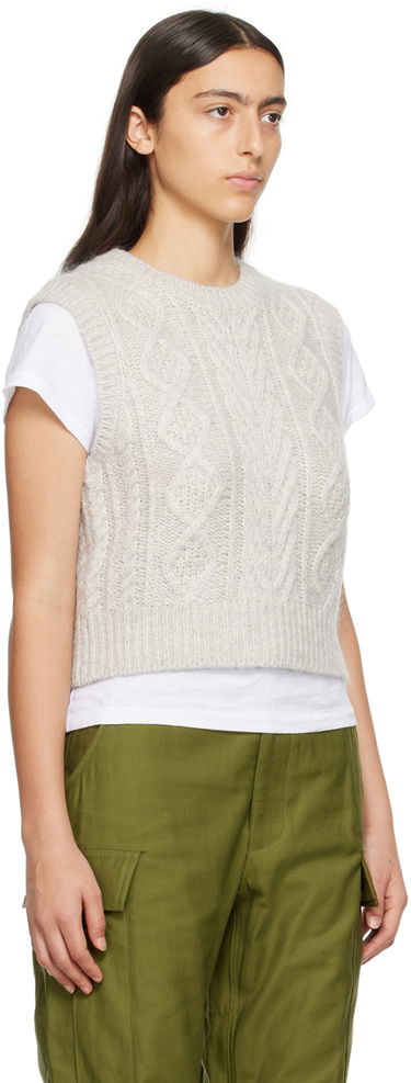 Villapaita rag & bone rag & bone Brody Knit Vest Harmaa | WAS23F035SL35, 1