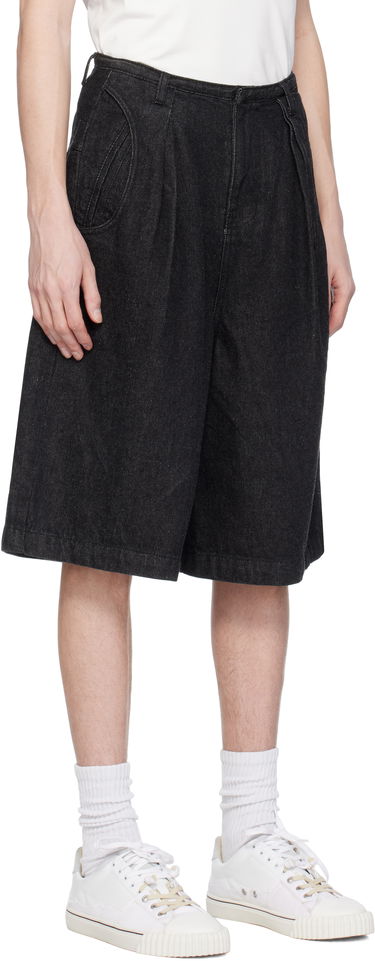 Shortsit ADER ERROR ADER error Pleated Denim Shorts Musta | BO01SSJE0201BK, 1