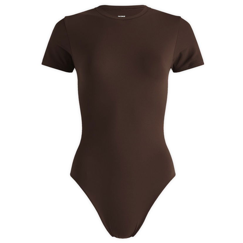 Body SKIMS Fits Everybody T-Shirt Bodysuit Ruskea | BS-TSH-0752-COCOA