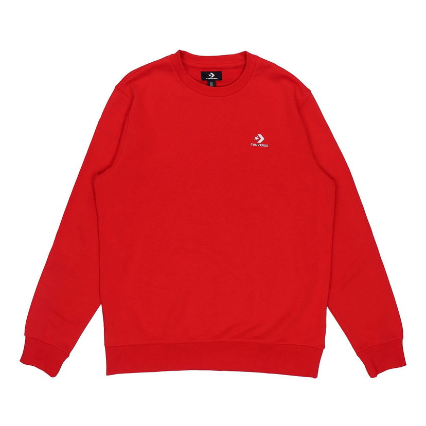 Villapaita Converse Converse Casual Round Neck Pullover Punainen | 10020345-A11