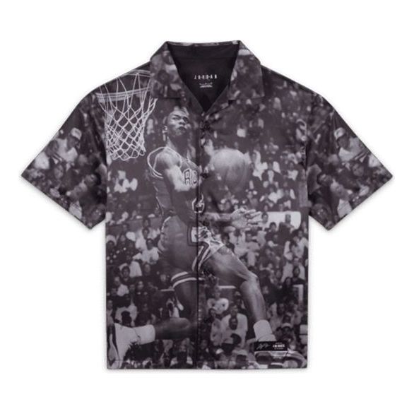 Paita Jordan A Ma Maniere Woven Basketball Button-Up Shirt Musta | DJ9761-010