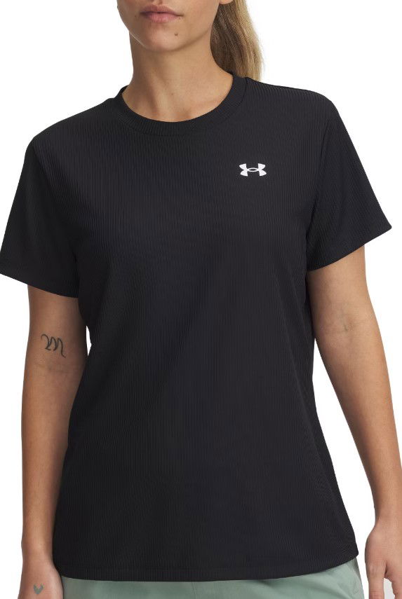 T-paita Under Armour Under Armour Tech Rib SSC T-Shirt Musta | 1389852-001