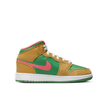 Tennarit ja kengät Jordan Air Jordan 1 Mid SE GS "Wheat Watermelon" Monivärinen | DX4365-700, 4