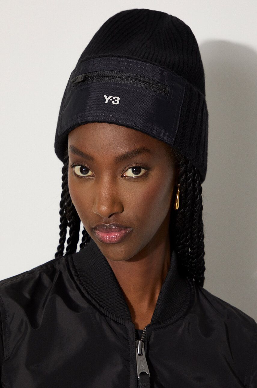 Pipo Y-3 Nylon Patch Beanie Musta | IY9273, 0