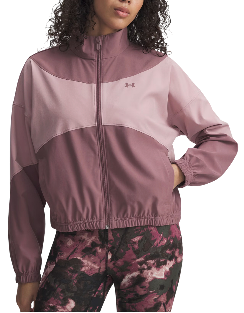 Takki Under Armour Rival Full-Zip Woven Jacket Vaaleanpunainen | 1389631-651