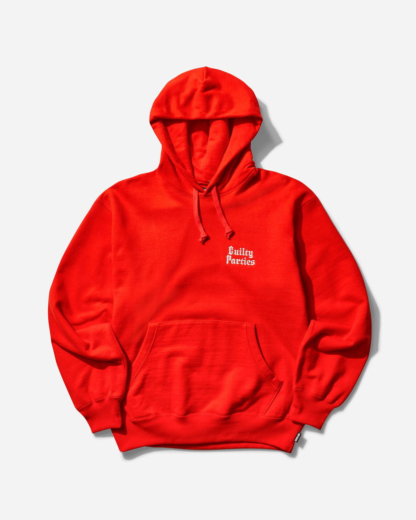 Huppari WACKO MARIA Heavy Weight Hoodie Type-6 Punainen | 25SS-WMC-SS16 RED