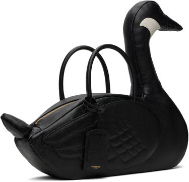 Käsilaukku Thom Browne Thom Browne Pebble Grain Goose Bag Musta | UAG227A-00198, 1
