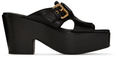 Vaatteet BY FAR BY FAR Lenka Platform Heeled Sandals Musta | 22SSLNKMBLGLS, 0