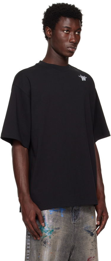 T-paita We11done Printed T-Shirt Musta | WD-TP6-20-073-U-BK, 4