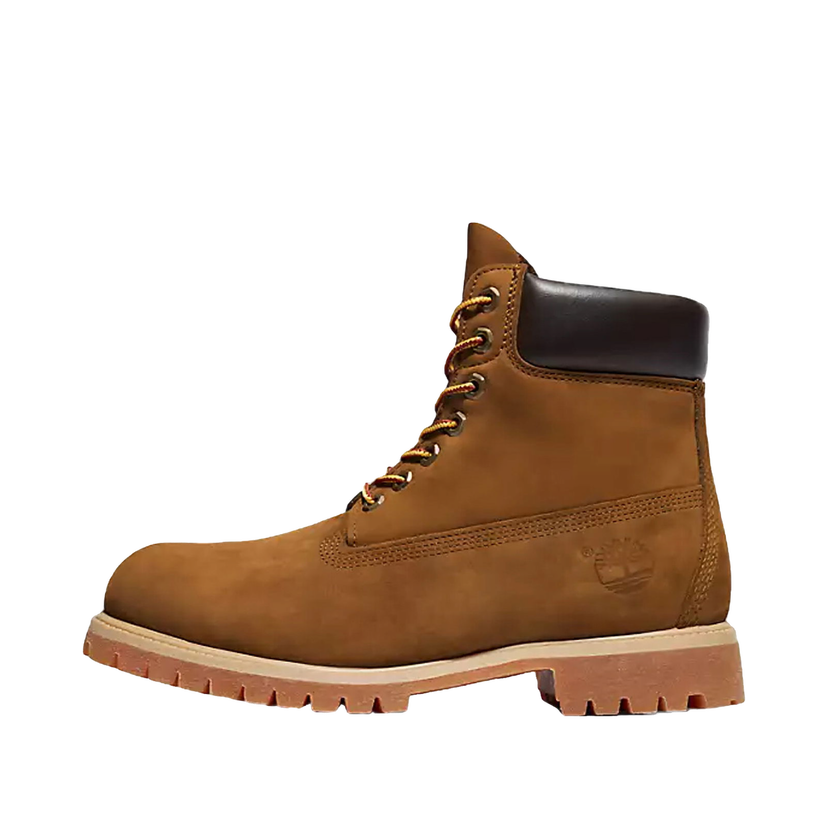 Tennarit ja kengät Timberland Premium 6 Inch Lace Up Waterproof Dark Wheat Nubuck Ruskea | TB072066-EBL