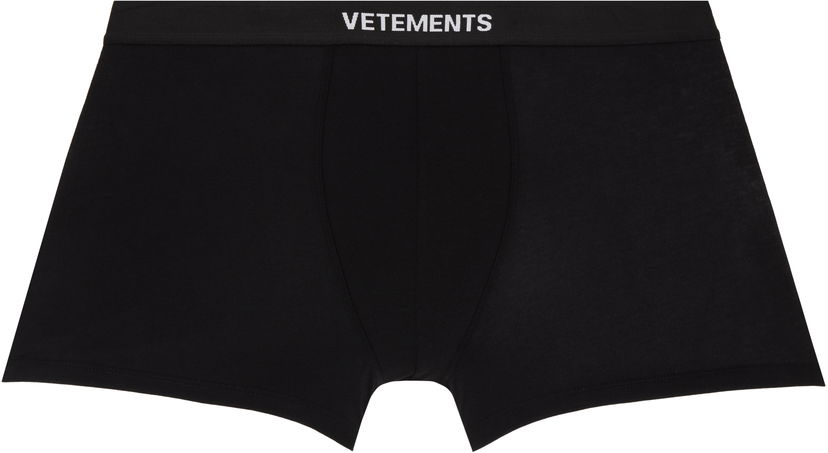 Nyrkkeilijät VETEMENTS Vetements Logo Boxer Briefs Musta | MH76UN400BB