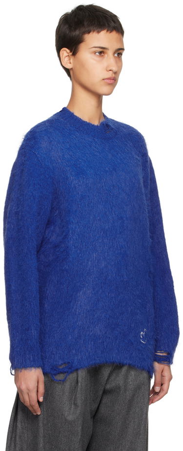 Villapaita ADER ERROR Rous Distressed Knit Sweater Sininen | BMADFWKT0304BL, 1
