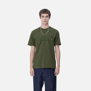 T-paita Carhartt WIP Paradise Script Graphic T-Shirt Vihreä | I033948_9, 0