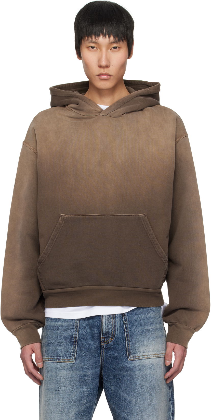 Huppari 1017 ALYX 9SM 1017 ALYX 9SM Garment Dye Boxy Hoodie Ruskea | AAMSW0252FA01