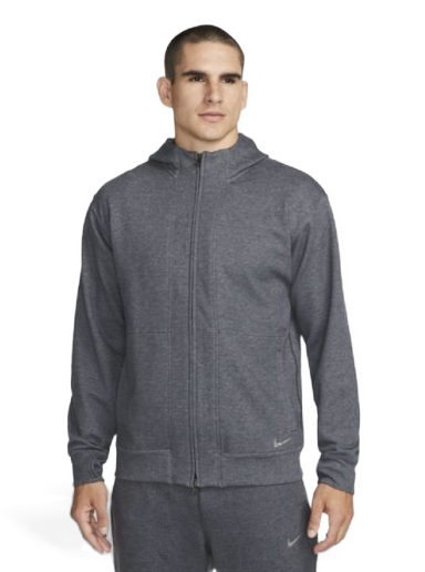 Huppari Nike Yoga Dri-FIT Full-Zip Fleece Hoodie Musta | DQ4876-011