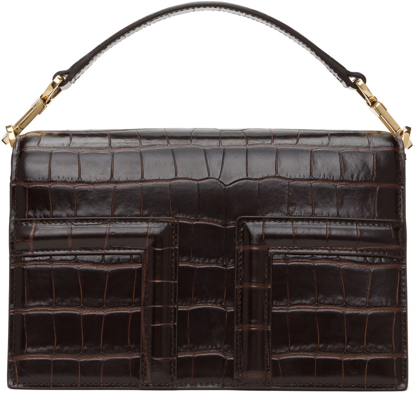 Käsilaukku TOTEME TOTEME Mini T-Flap Bag Ruskea | 244-WAL0049-LE0076