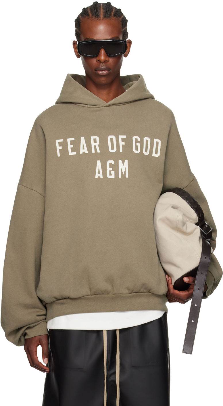 Huppari Fear of God ESSENTIALS Heavyweight Hoodie Vihreä | 192BT244815F