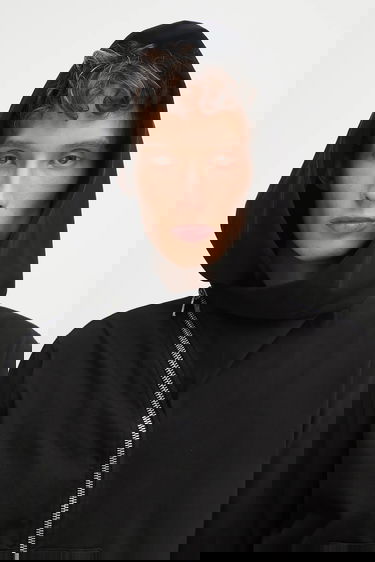 Huppari Rick Owens Rick Owens DRKSHDW Mountain Hoodie Musta | DU02E7286.RIG, 3