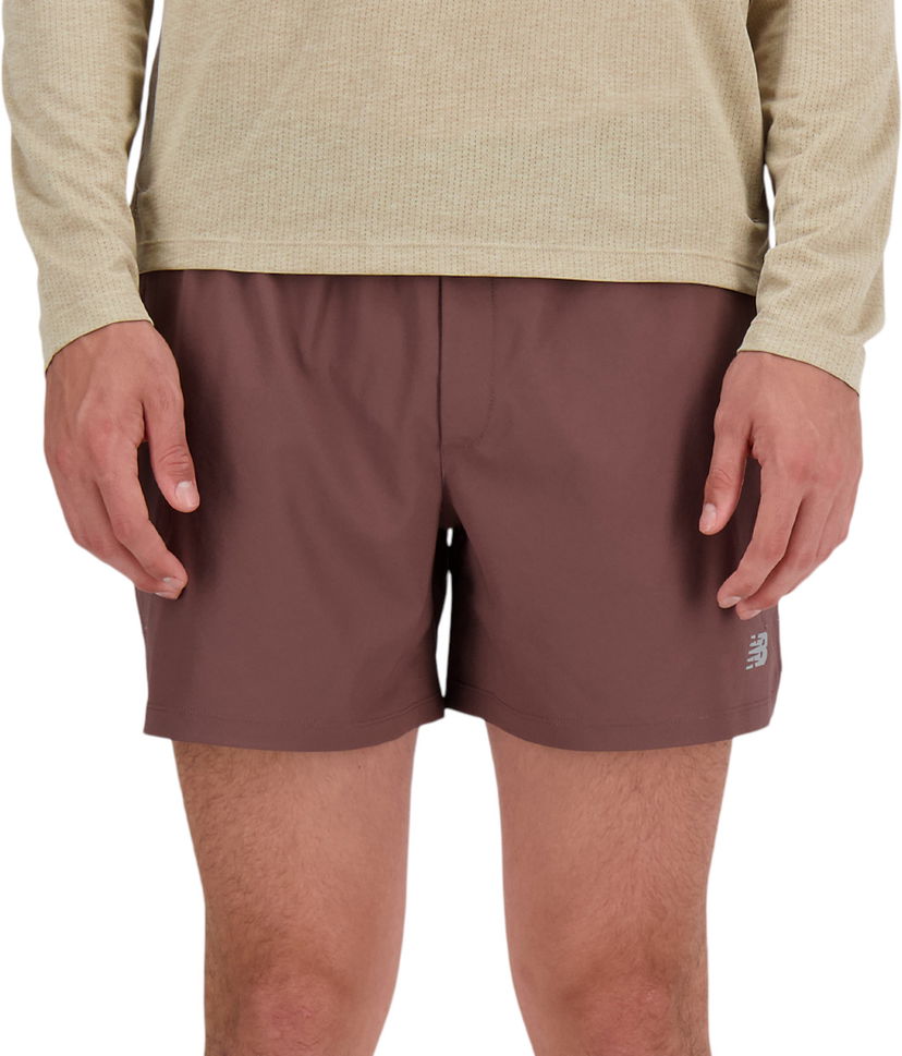 Shortsit New Balance AC Lined Short 5" Burgundia | ms41290-lie