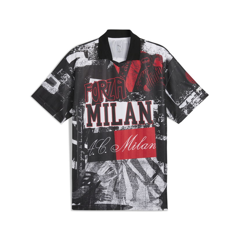 Jersey Puma AC Milan Retro ftblNRGY+ Graphic T-Shirt Musta | 779336_01