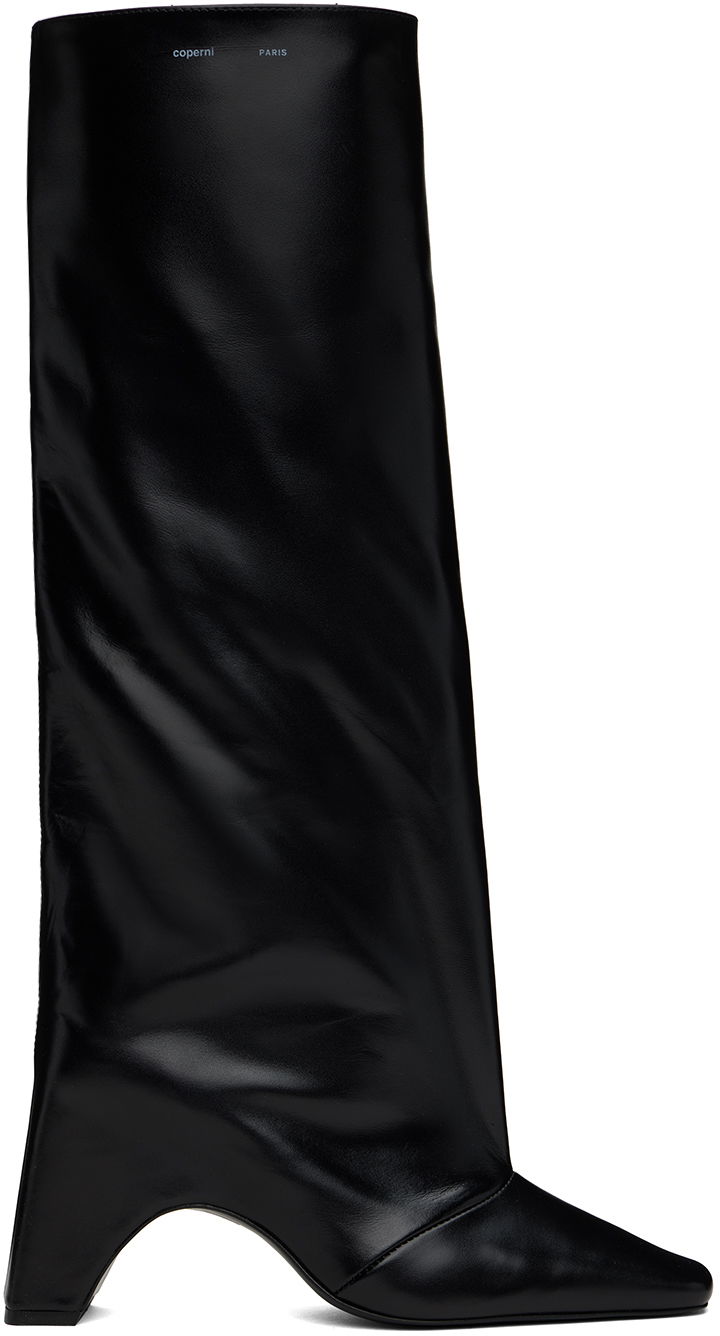 Mekko Coperni Coperni Bridge Leather Boots Musta | COPSH03857