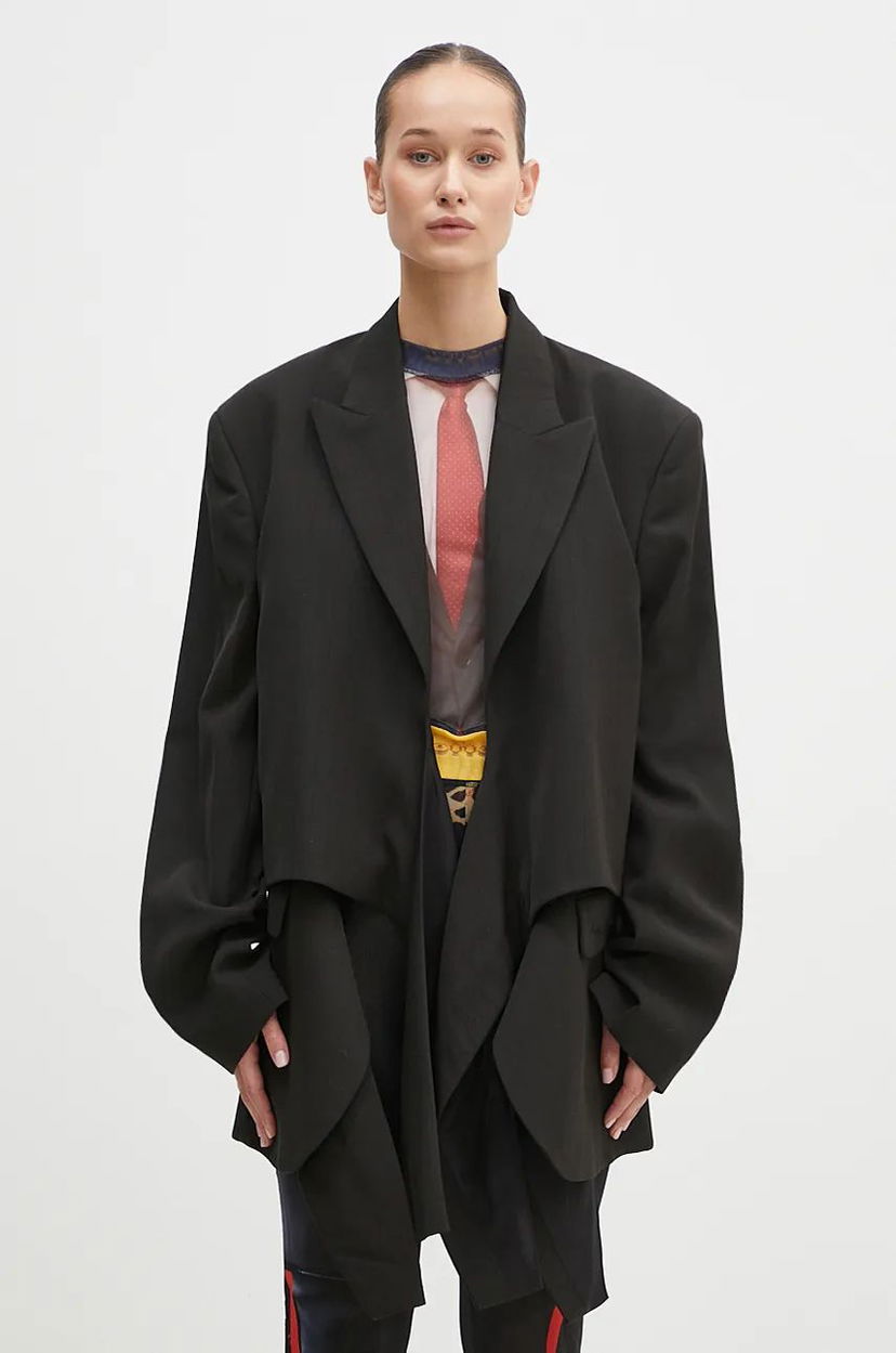 Takki Martine Rose Oversized Knotted Tailored Jacket Musta | 351WT05006