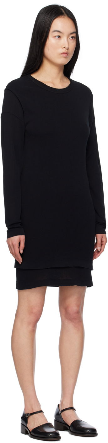 Mekko LEMAIRE Double Layer Minidress Musta | DR1066 LK1016, 1