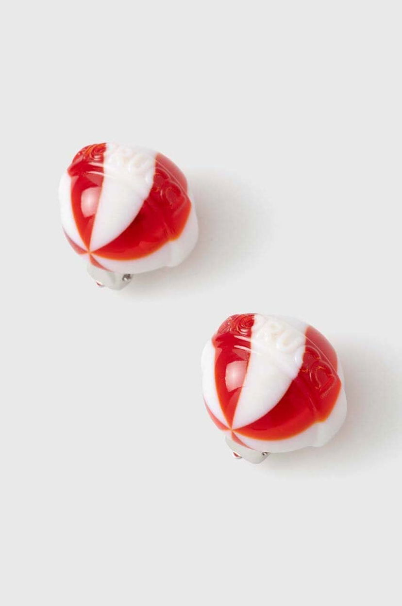 Korvakorut Fiorucci Fiorucci Mini Lollipop Clip-on Earrings Punainen | U01FPAJE145PT01RD02