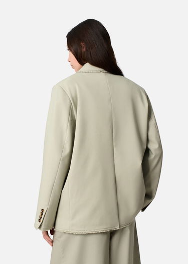 Takki AXEL ARIGATO Thea Frayed Double-Breasted Blazer Beige | A3305001, 3