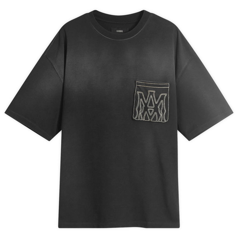 T-paita AMIRI MA Outline Oversized T-Shirt, Size Large Musta | AMJYTE1205-Black