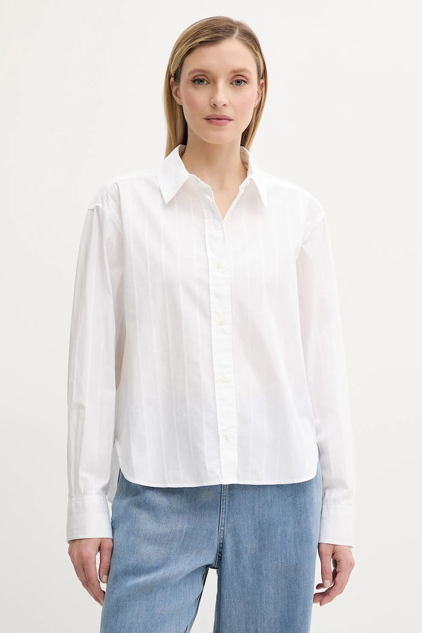 Paita Samsoe Samsoe Samsoe Samsoe SAATRANI Regular Fit Classic Collar Shirt Valkoinen | F25200082