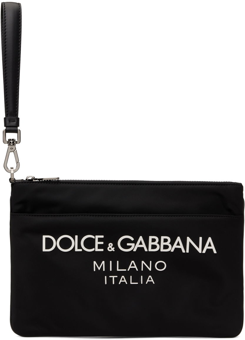 Lompakko Dolce & Gabbana Pouch With Logo Musta | BP3259AG182, 0