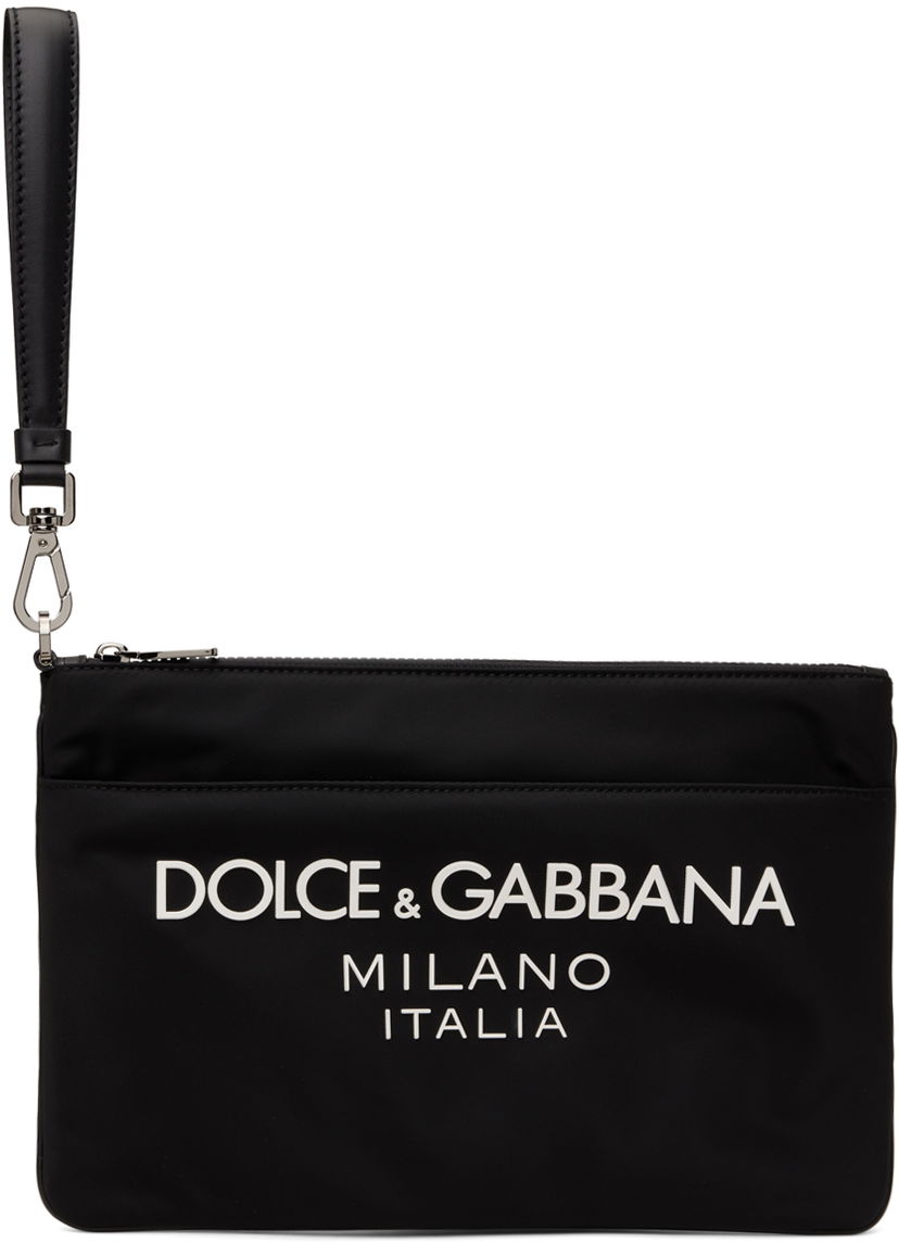 Lompakko Dolce & Gabbana Pouch With Logo Musta | BP3259AG182
