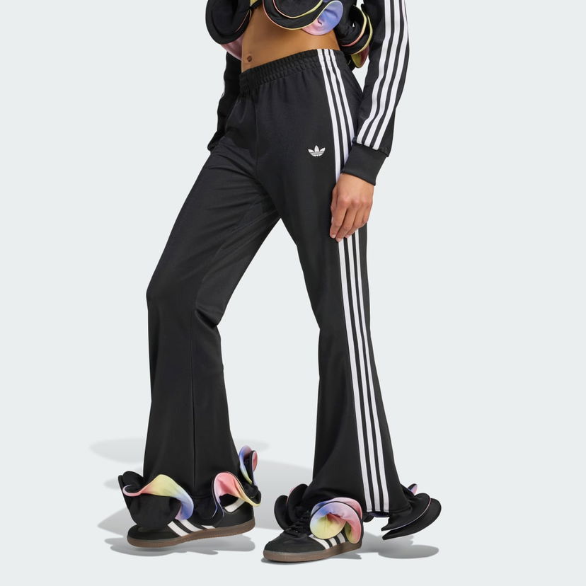 Verryttelyhousut adidas Performance Jeremy Scott Pride Fashion Flare Track Pants Musta | JW0827