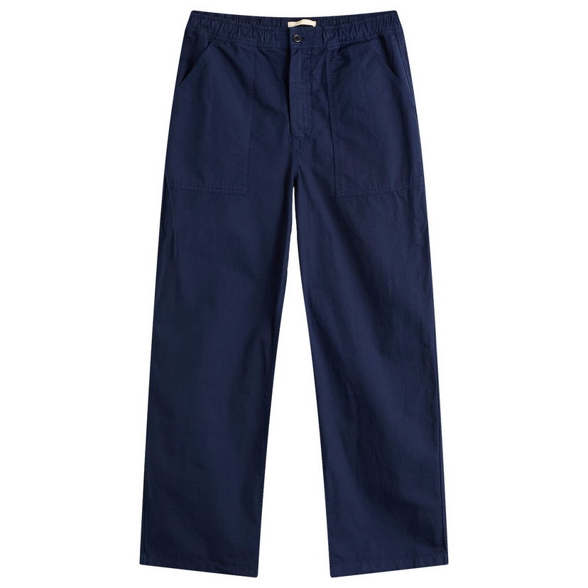 Housut NORSE PROJECTS Ragnar Relaxed Ripstop Pants, Size Large Tummansininen | N25-0428-7555