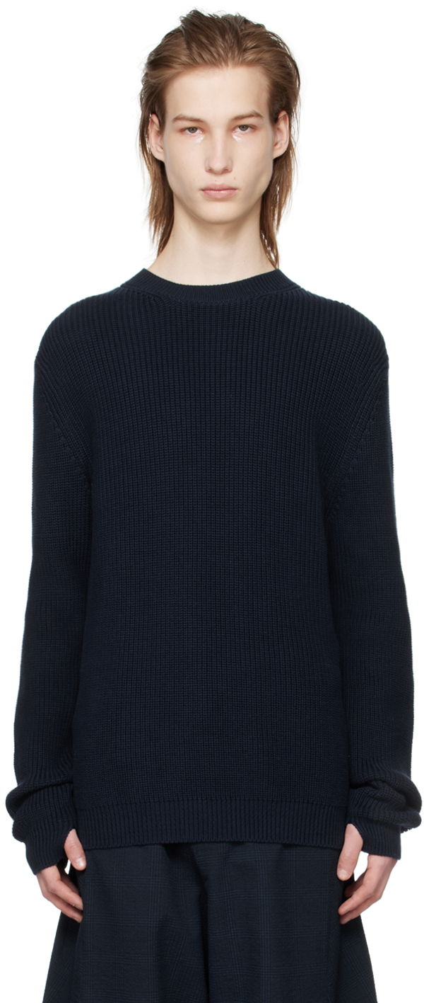 Villapaita sage NATION SAGE NATION Summer Dieter Sweater Tummansininen | S076