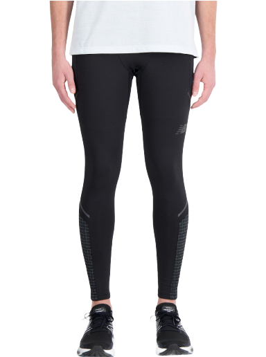 Leggingsit New Balance Impact Run Luminous Heat Musta | mp33258bk