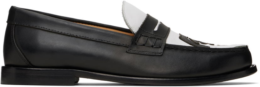 Tennarit ja kengät KidSuper KidSuper Patchwork Penny Loafers Musta | SS25-SHO-06
