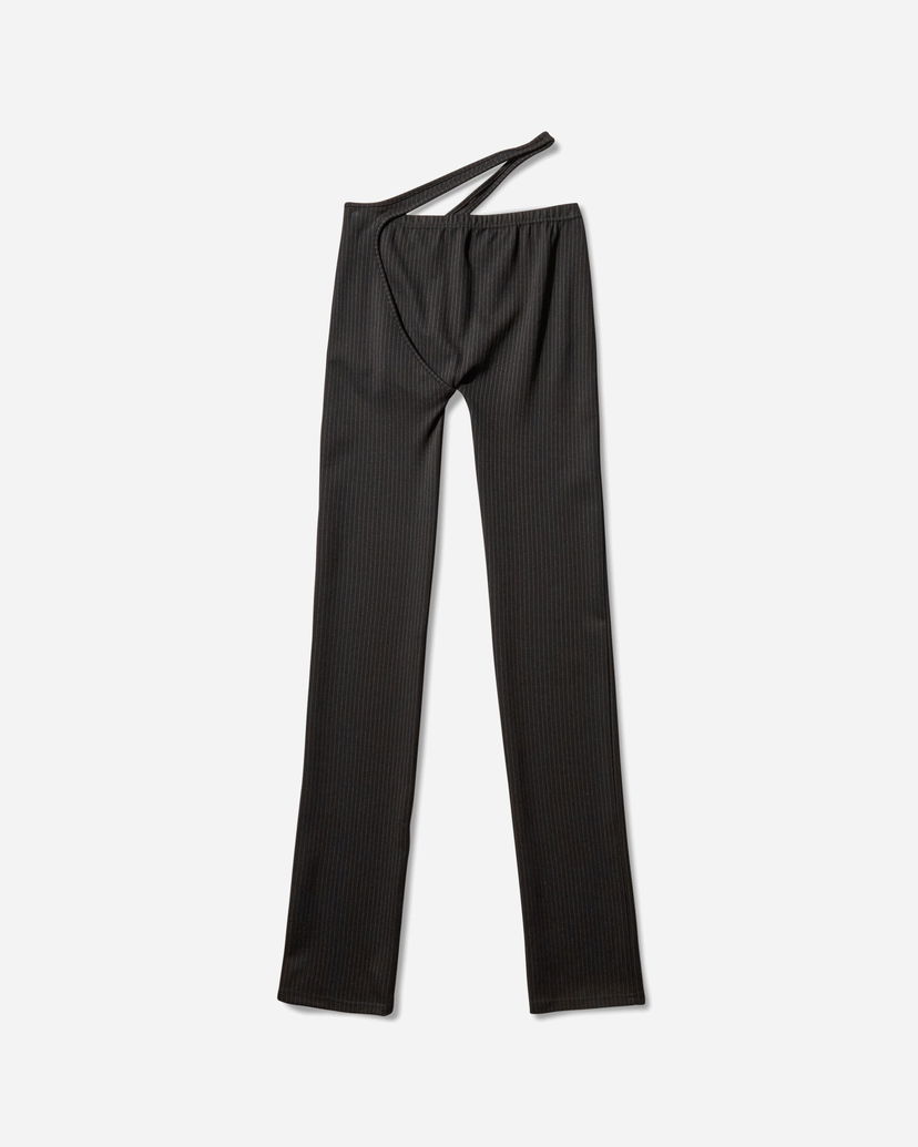 Leggingsit Ottolinger Ada Pinstripe Leggings Musta | 10280060303 BLK